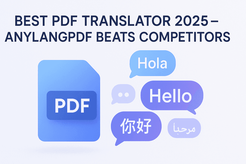Best PDF Translator 2025: Why AnyLangPDF Leads Global Document Sharing