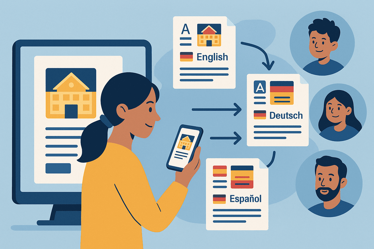 PDF translations for schools