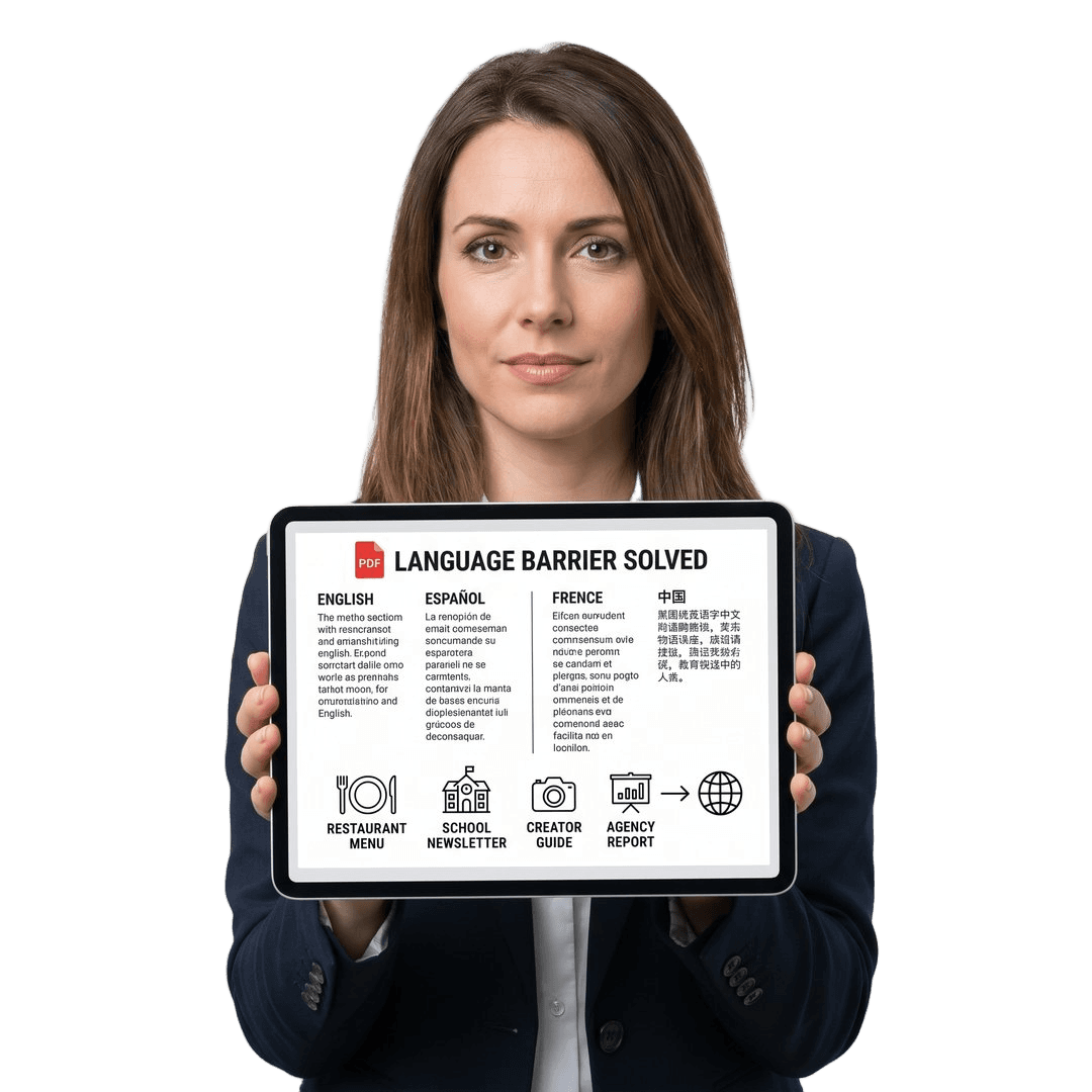 Language barrier solved with AnyLangPDF