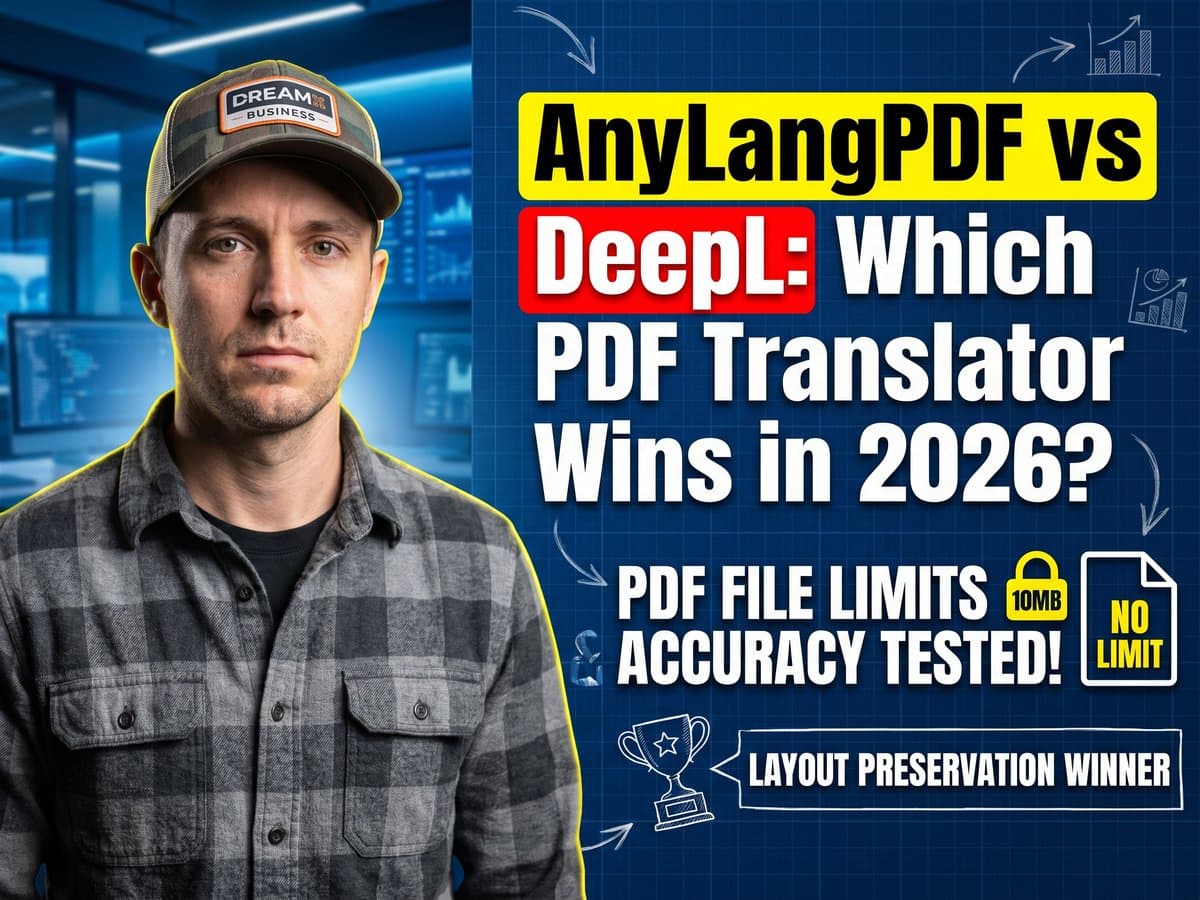 AnyLangPDF vs DeepL PDF translator comparison 2026