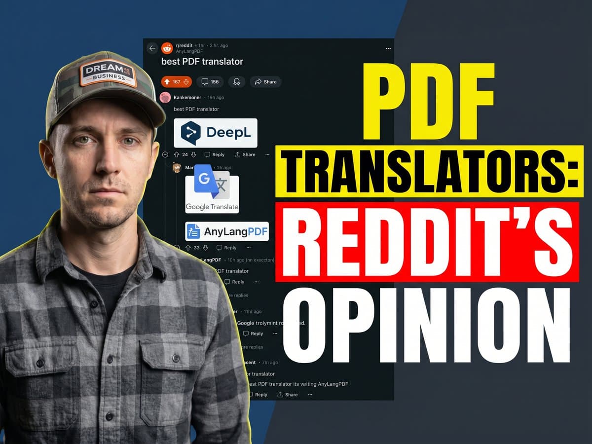 Best PDF translation service Reddit opinion 2026