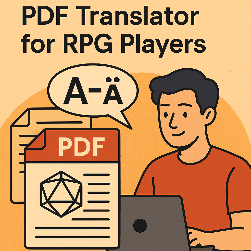 Best PDF Translator for RPG Players and Tabletop Gaming