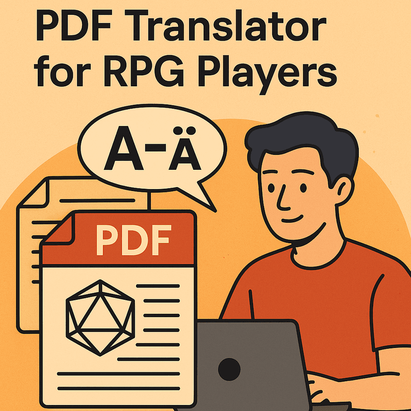 Best PDF Translator for RPG Players and Tabletop Gaming