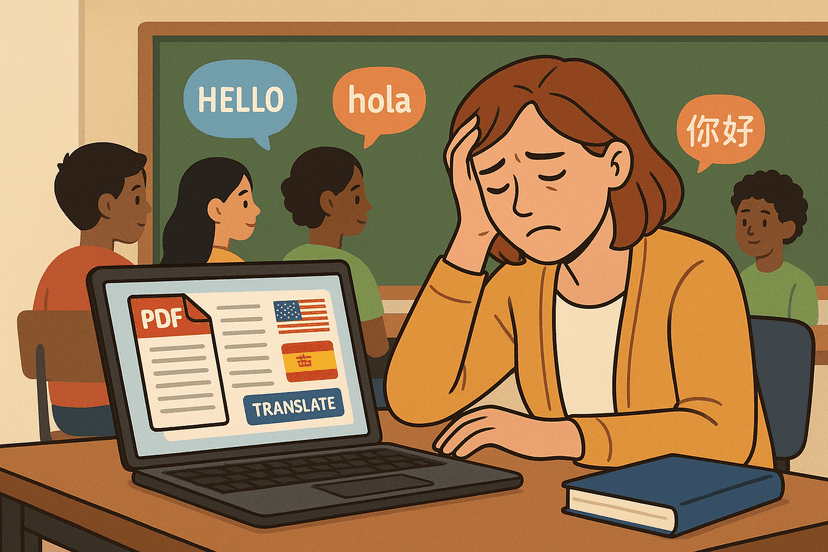 Vacation rental host managing multilingual guest communications