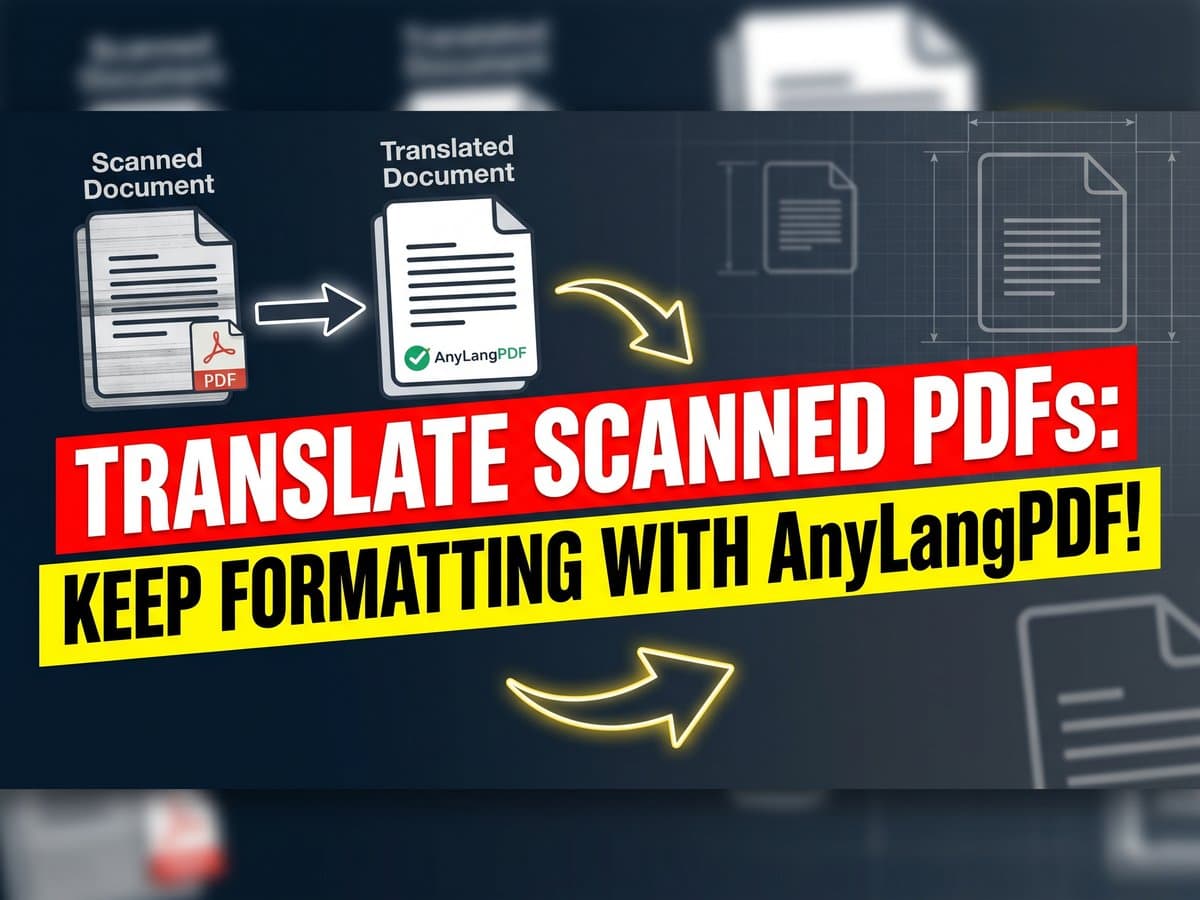 Best Scanned PDF Translator 2025 with OCR technology