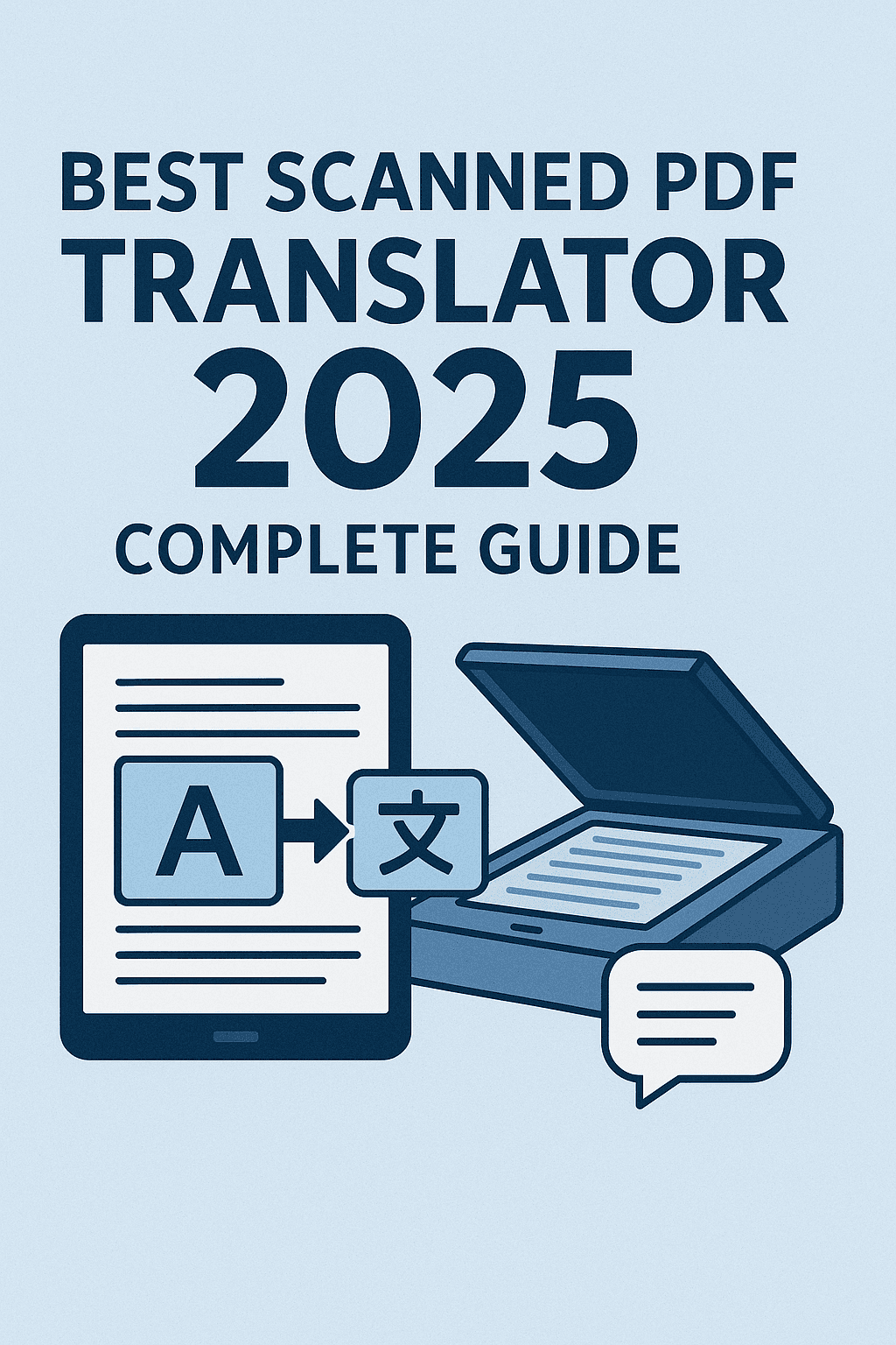 Best Scanned PDF Translator 2025 with OCR technology