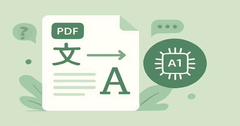 Automatically translate a PDF with AI